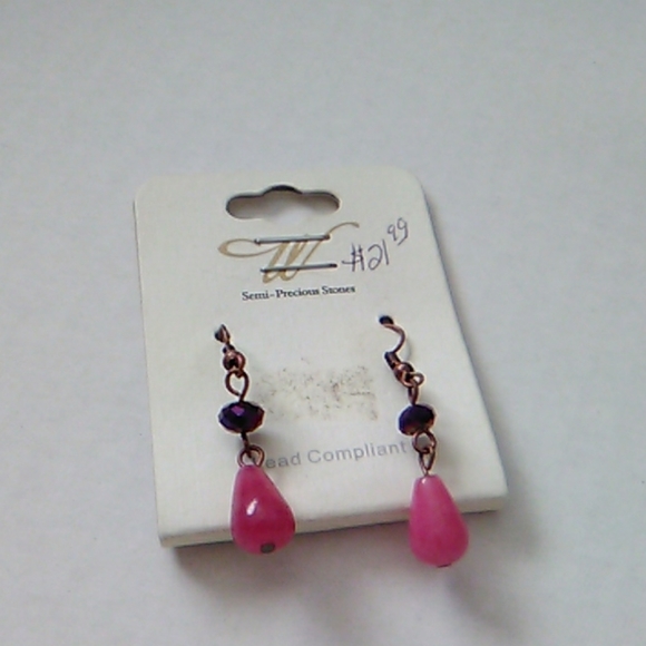 Pink and purple necklace set - Picture 5 of 6